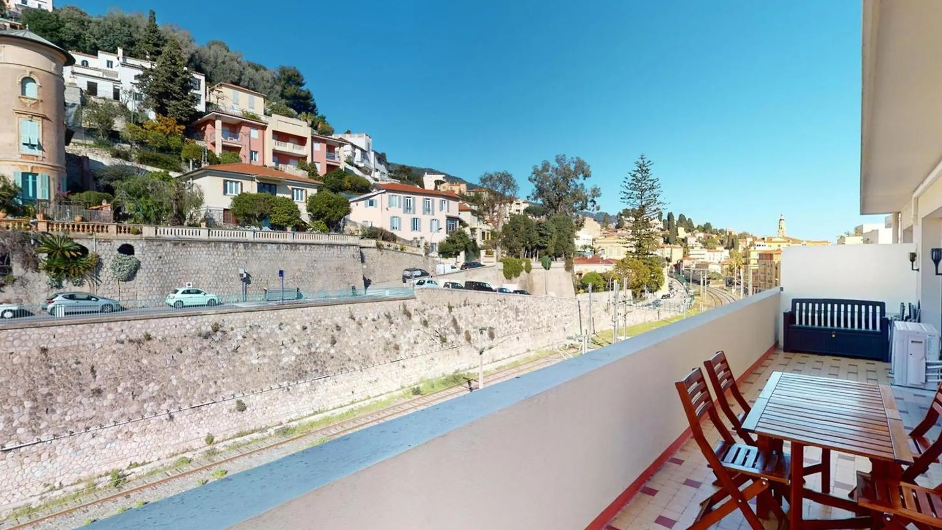 Spacieux 2P Climatise Centre-Ville Menton Avec Grande Terrasse, Proche Plages Et Commerces - Fr-1-196-351 Apartamento